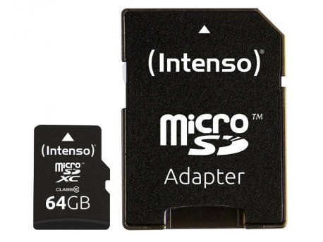 INTENSO High Performance microsdxc kartica 64 GB Class 10 sa adapterom (3413490)