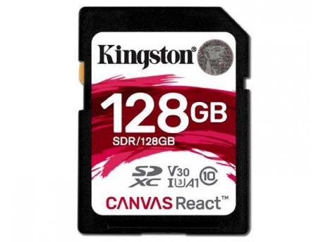 KINGSTON SDXC /128GB, 100 Mb/S, 80 Mb/S (0704550)