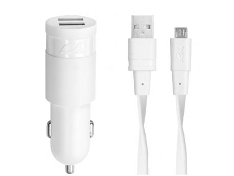 RIVACASE Power VA4222 auto punjač beli