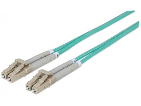 INTELLINET Fiber Optic, MM, LC/LC, 50/125, OM4, 5m, Aqua(0001261723)