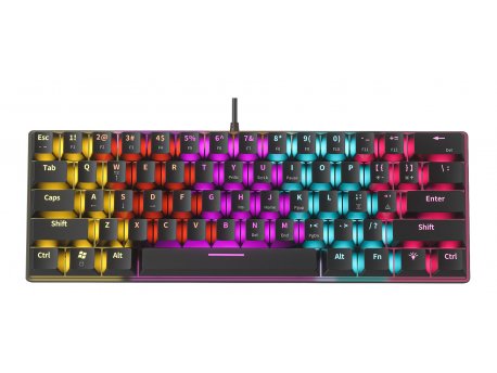 ARMAGGEDDON MKA-1C Neo Psychswift (Clicky) LED Backlight Mechanical Keyboard Black (4826)