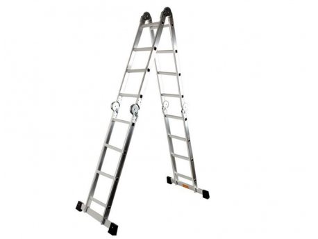 WOMAX Merdevine aliminijumske 4 x 4