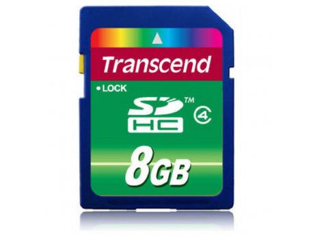 TRANSCEND Secure Digital, 8 GB, klasa 4 (TS8GSDHC4)