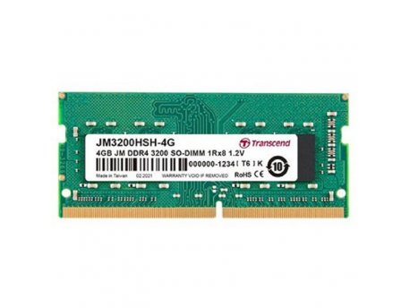 TRANSCEND SODIMM DDR4, 4GB, 3.200MHz JM3200HSH-4G