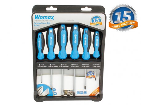 WOMAX Odvijač set 6 komada LE