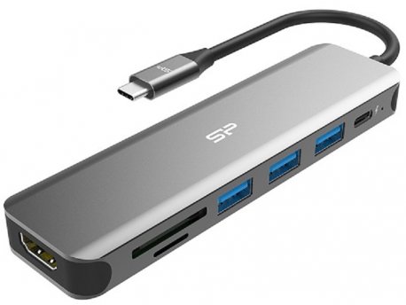 SILICON POWER USB-C 7-in-1 Hub (SPU3C07DOCSU200G)