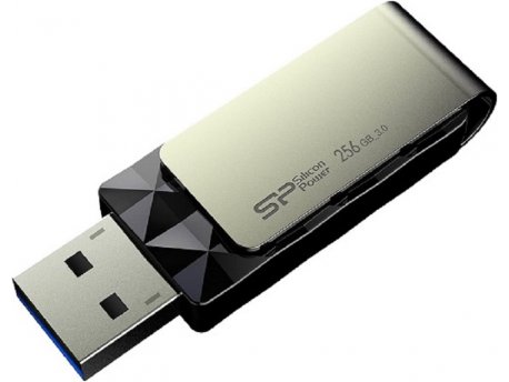 SILICON POWER Flash Drive, 256GB, Blaze B30, crni (SP256GBUF3B30V1K)