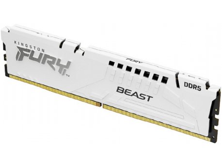 KINGSTON DIMM DDR5 16GB 5.200MHz FURY Beast White XMP KF552C40BW-16