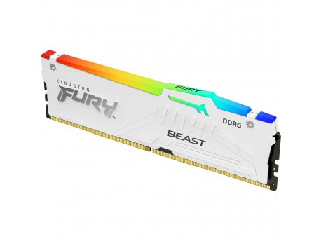 KINGSTON DDR5 32GB 6000MHz CL36 DIMM FURY Beast White RGB EXPO KF560C36BWEA-32