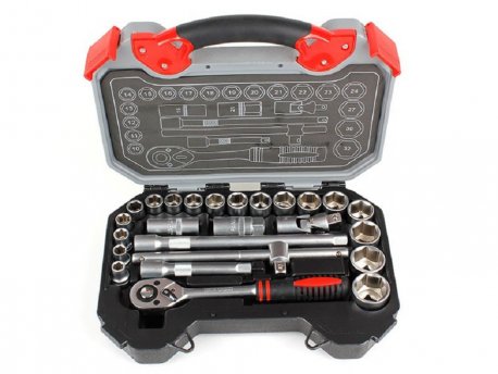 WOMAX Ključ nasadni sa račnom 1/2'' SET 25 KOM šifra 0545605