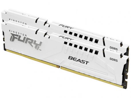 KINGSTON DIMM DDR5 64GB 2x32kit 6.000MHz FURY Beast White EXPO KF560C36BWEK2-64