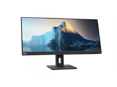 LENOVO ThinkVision E29w-20 (Raven Black) 2560x1080 Wide 21:9 IPS, Tilt, Swivel, Height Adjust Stand (62CEGAT3EU)