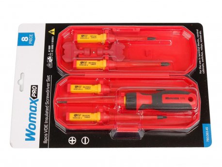 WOMAX PRO Set odvijača VDE set 8 komada 79008345