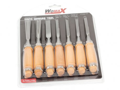 WOMAX Dleta za duborez set 7 kom. 0530235