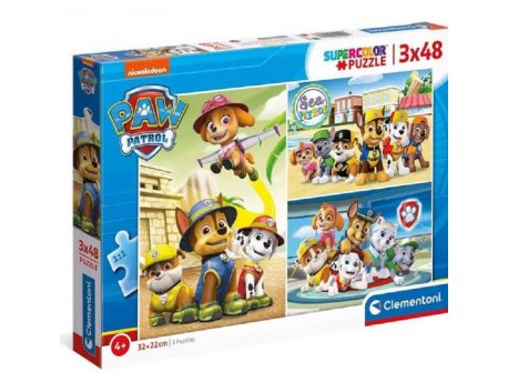 CLEMENTONI Puzzle 3X48 PAW PATROL