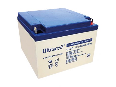 ULTRACELL Žele akumulator 26 Ah šifra 12V/26-Ultracell