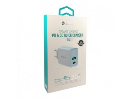 DEVIA Adapter smart series PD+QC BRZI 3A 20W 024277
