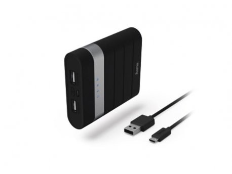 HAMA Power Pack ''Soft Touch'', 10400mAh, crna