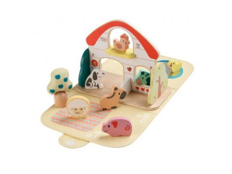 HAPE E8538B Drvena farma dečija igra (22003076)