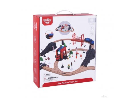 TOOKY TOY Igračka vatrogasno-spasilački voz