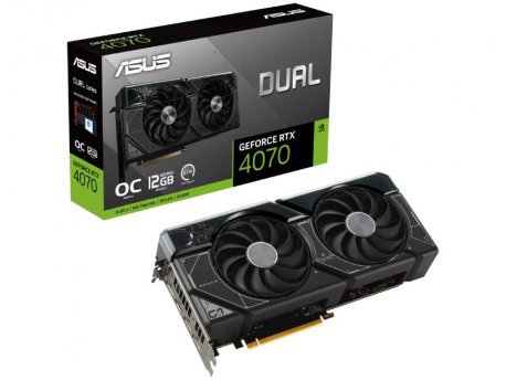 ASUS NVidia GeForce RTX 4070 12GB DUAL-RTX4070-O12G