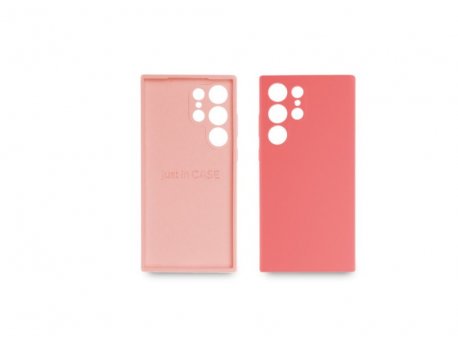 JUST IN CASE Silikon 2in1 za Samsung S23 ULTRA PINK+PUDER-ROZE