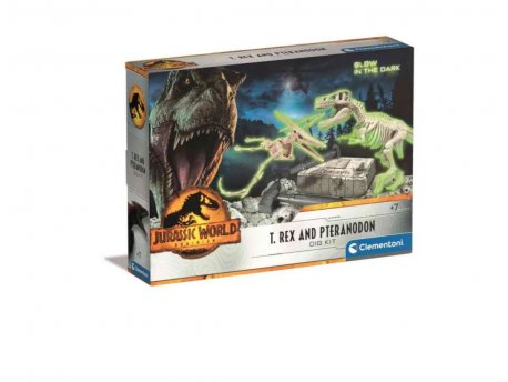 CLEMENTONI Dino set trex - pteranodonte