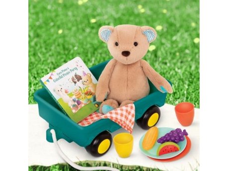 B TOYS BX1964 plišani meda+edu+ piknik (22314005)