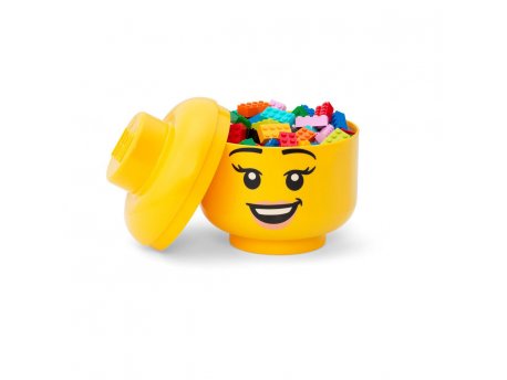 LEGO Glava za odlaganje (mala): Srećna devojčica
