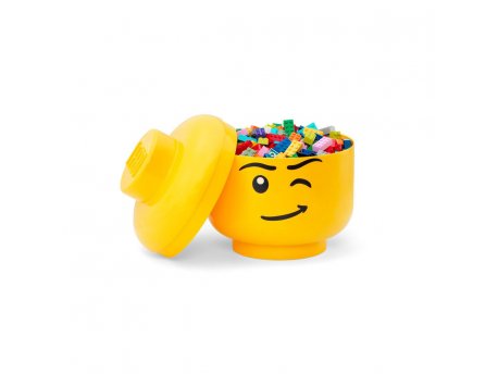 LEGO Glava za odlaganje (velika): Dečak koji namiguje