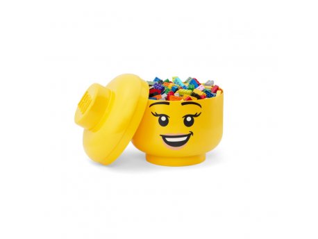 LEGO Glava za odlaganje (velika): Srećna devojčica