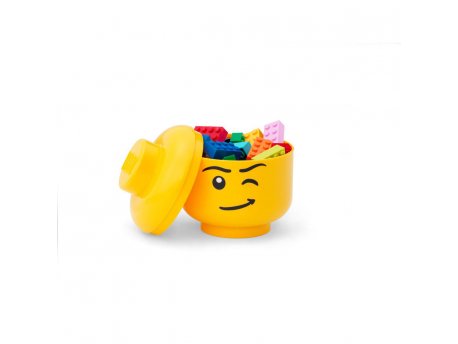 LEGO Glava za odlaganje (mini): Dečak koji namiguje