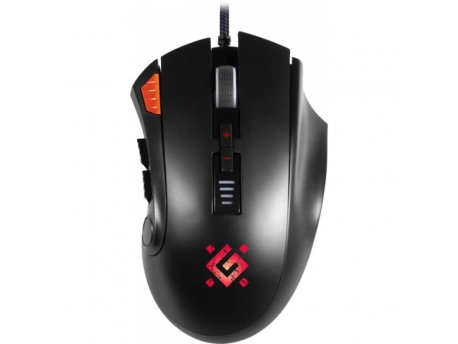DEFENDER Miš Oversider Crni GM-917 12800 DPI RGB