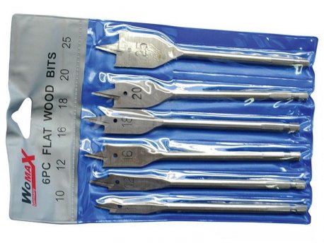 WOMAX Leptir burgija 6 kom ZA DRVO 0551241