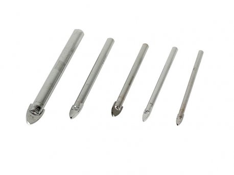 WOMAX Burgija za staklo O4-10 mm 5 KOM 0563000