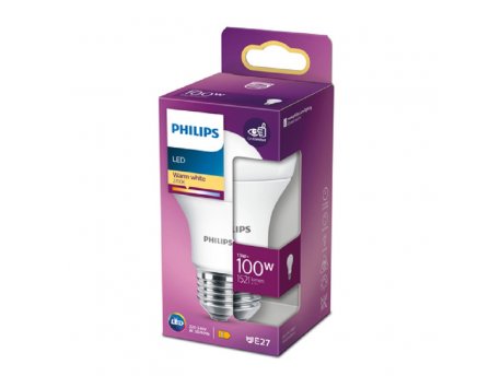 PHILIPS LED sijalica 12.5W(100W) A60 E27 WW FR ND 1PF/10,18104
