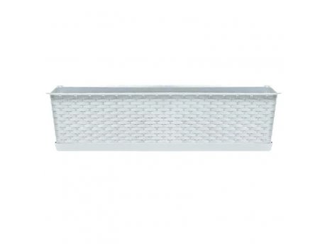 Prosperplast Saksija balkonska Ratolla Case Bela 49x17x15cmPR ISR500P-S449