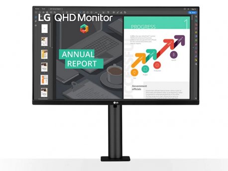 LG 27QN880P-B ERGO IPS QHD USB Type-C AMD Freesync