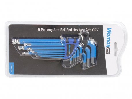 WOMAX PRO Imbus ključ set 9 komada 0545974
