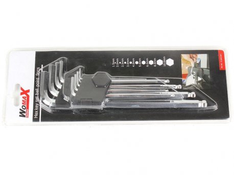 WOMAX Imbus ključ sa kuglom set 9 komada 0545941
