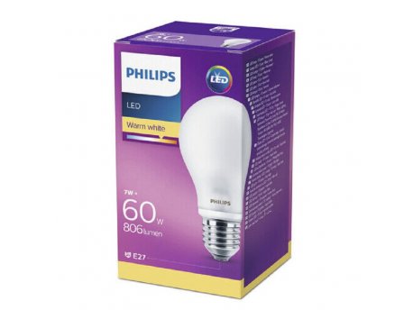 PHILIPS LED sijalica classic 7W(60W) A60 E27 WW FR ND 1CT/10,17974
