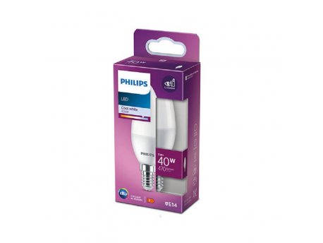 PHILIPS LED sijalica 5.W(40W) B35 E14 CW FR ND 1PF/12,17978