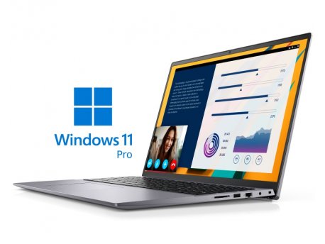 DELL Vostro 5620 (FHD+, i7-1260P, 16GB, 512GB SSD, Intel Iris Xe, Backlit, FP, Win 11 Pro, sivi)