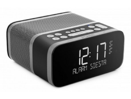 PURE SIESTA S6 Bedside DAB+ radio with Bluetooth - Graphite(149584)