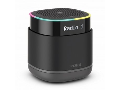 PURE SIESTA StreamR Portable smart radio with Bluetooth and one-touch Alexa - Charcoal(154320)