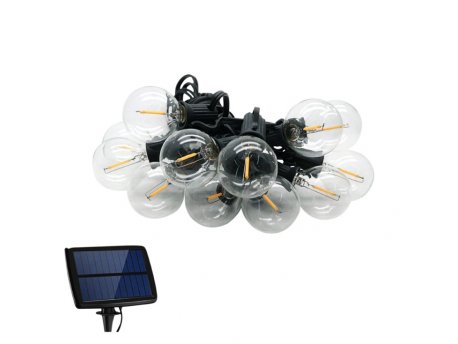 ELEMENTA Solarni kabel + 10 sijalica E12, 5.5m RTV100004