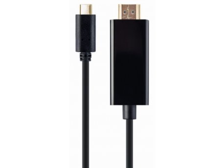 GEMBIRD A-CM-HDMIM-01 Gembird USB-C male to HDMI-male adapter, 4K 30Hz, 2 m, black