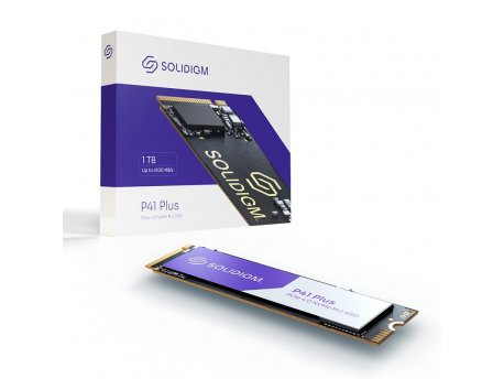 SOLIDIGM P41 Plus series, 1TB, PCIe NVMe 4.0 SSD (SSDPFKNU010TZX1)