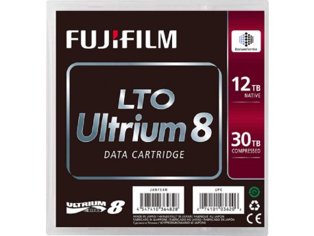 FUJIFILM Original LTO Ultrium 8 Tape 12 TB / 30 TB 20 Original Fuju Film - Barium Ferrit ungelabelt