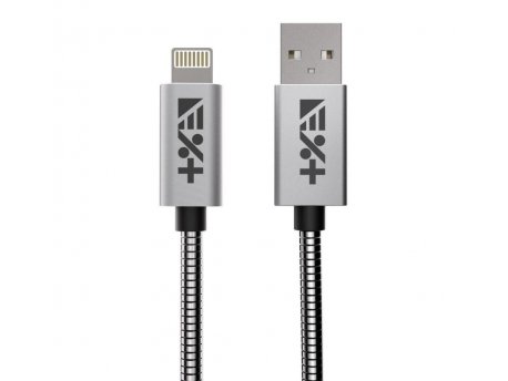 NEXT ONE USB-A to Lightning Metallic Cable 1m - Space Gray